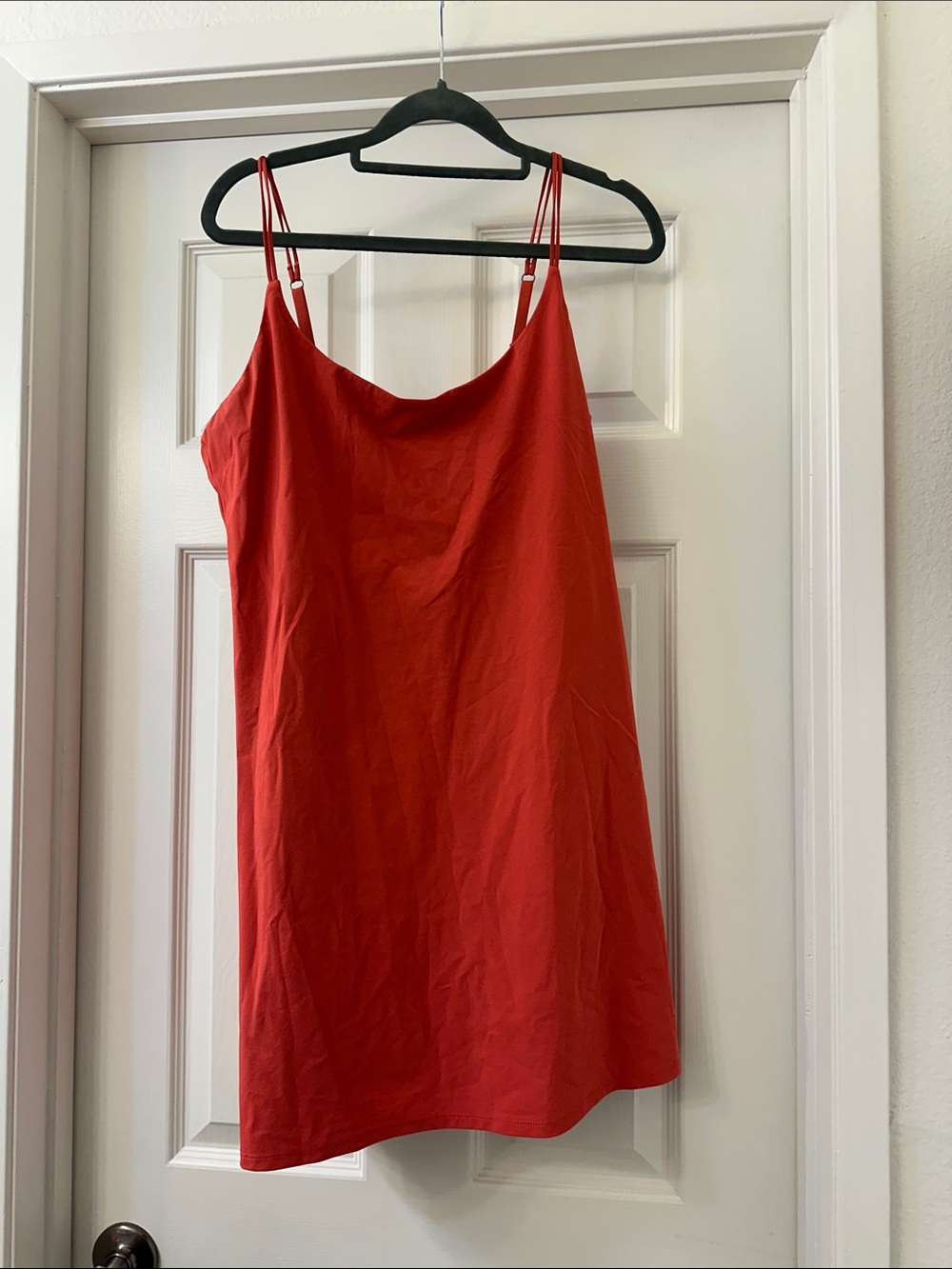 Red traveler dress